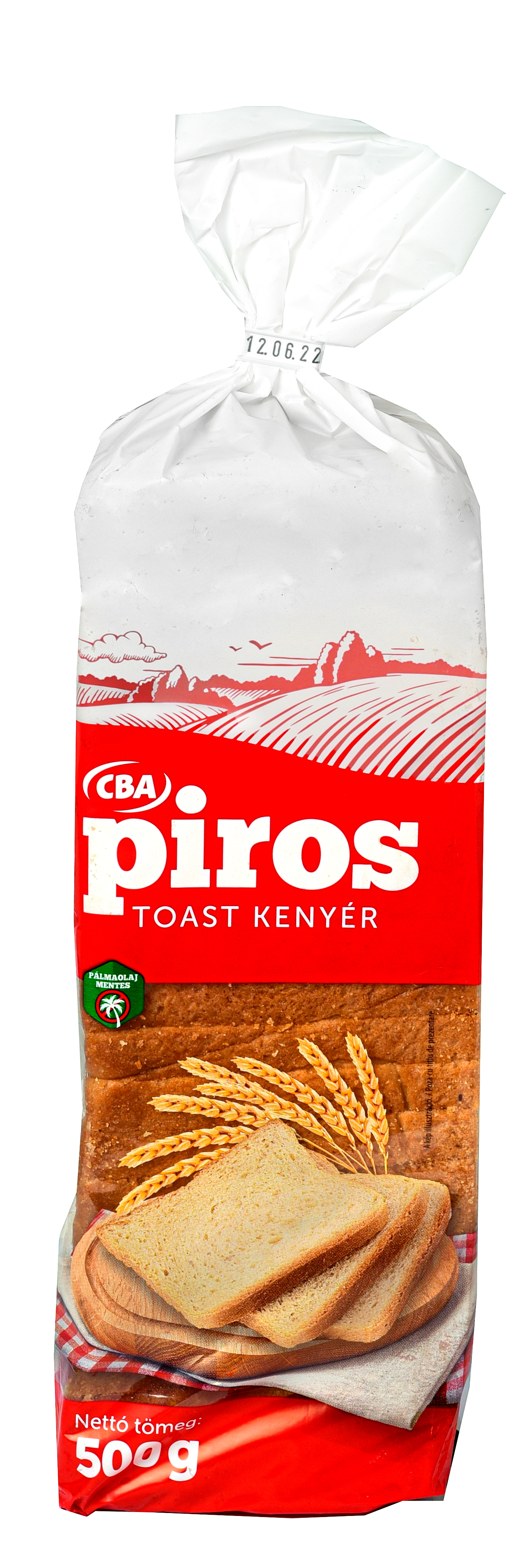 CBA PIROS toast kenyér 500g